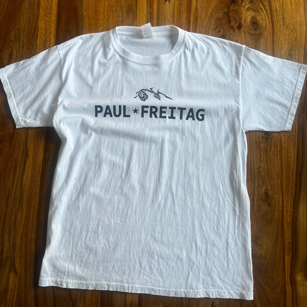 Paul Freitag Shirt Größe M | Weiß | Farbfleck auf der Rückseite