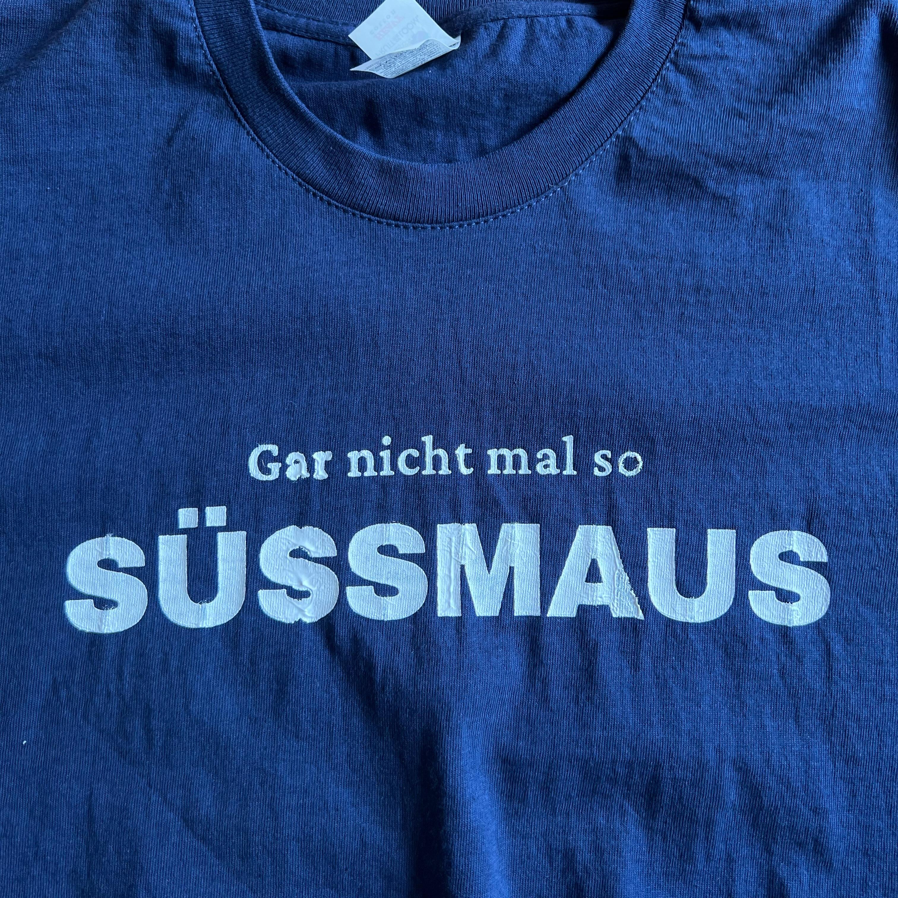 Süßmaus Shirt Größe S | Blau | Druckfehler | Kein Backprint