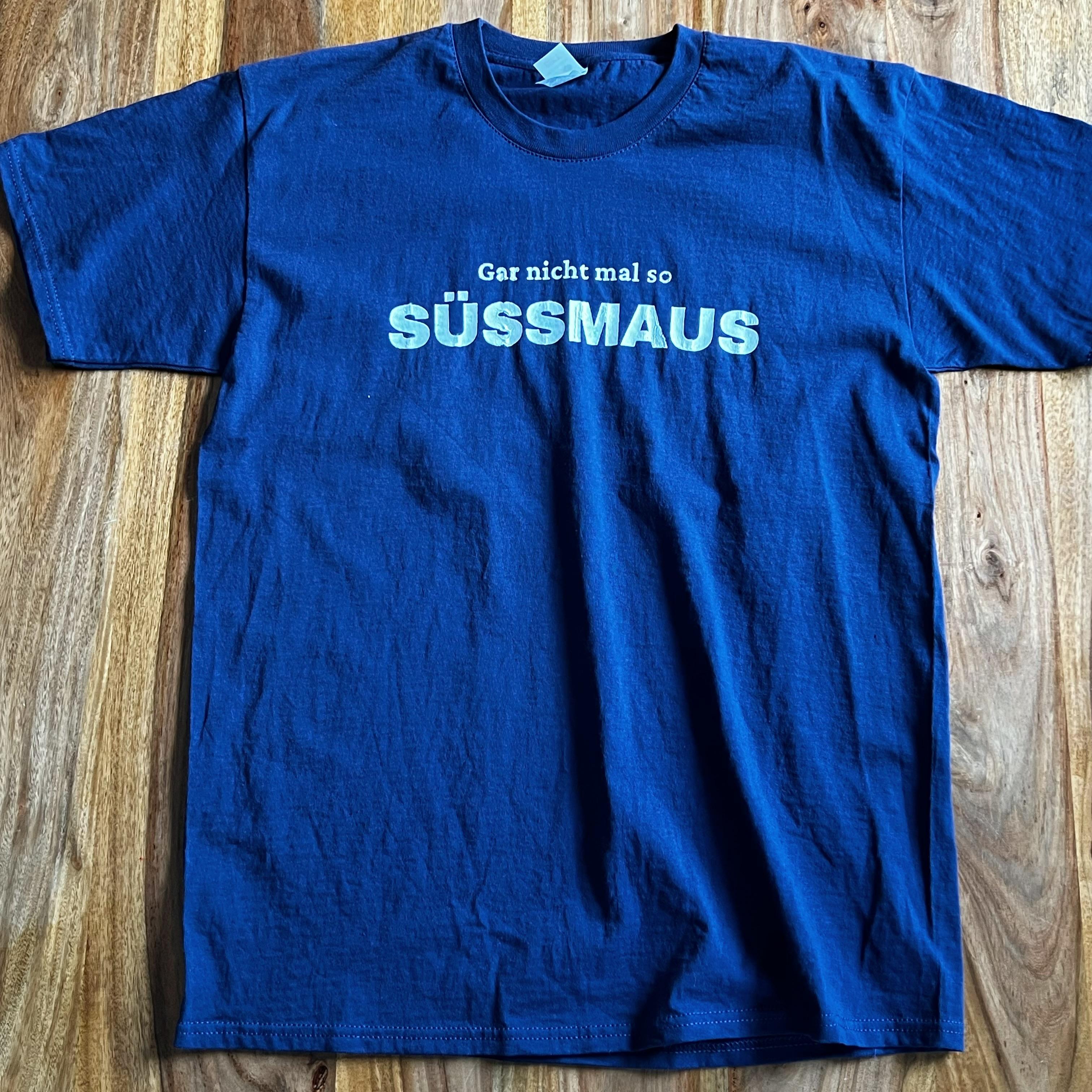 Süßmaus Shirt Größe S | Blau | Druckfehler | Kein Backprint